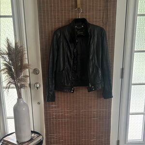 ✨ Guess Black Leather Jacket ✨